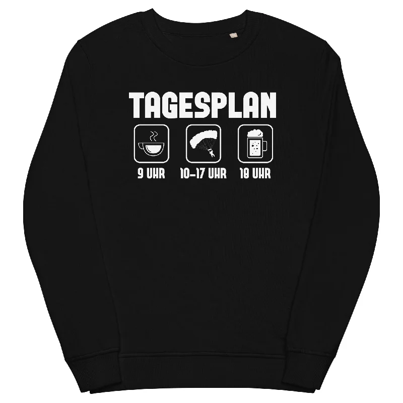 Tagesplan 1 - Unisex Premium Organic Sweatshirt Hoodie Sweatshirt Trend