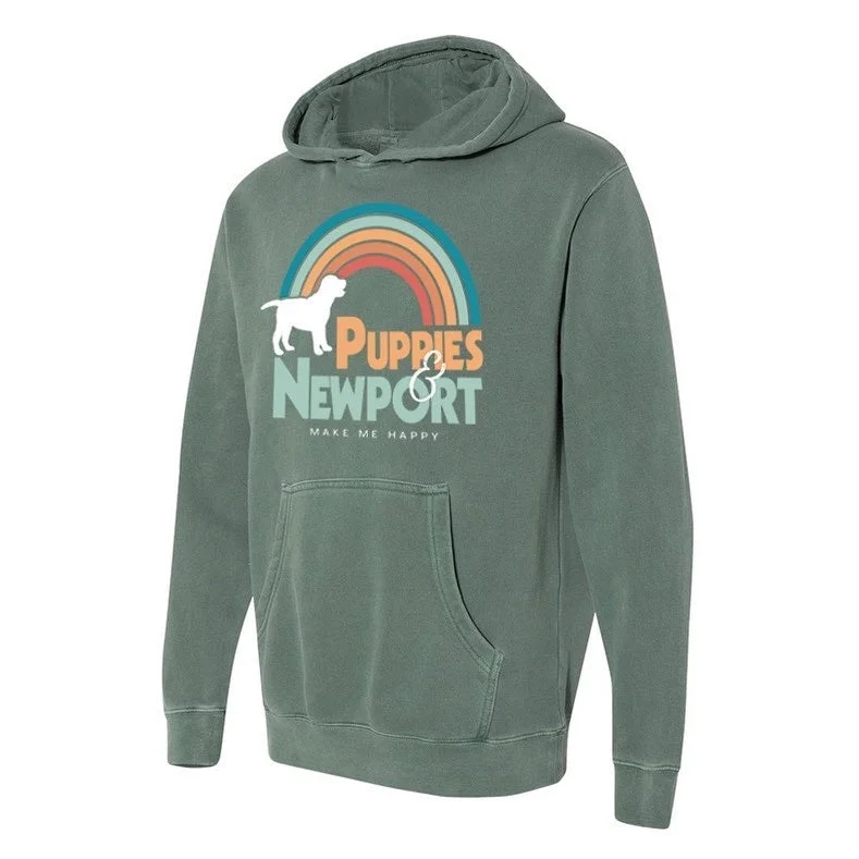 Puppies and Newport Hoodies Simple Hoodies for Women