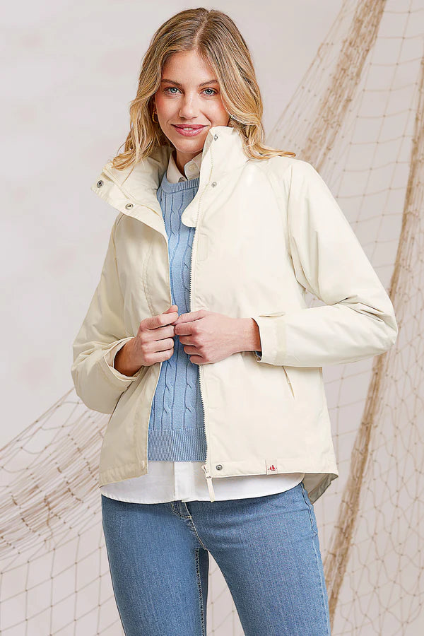 Serafina Collection Waterproof Short Jacket, Off White Women's Patagonia jackets