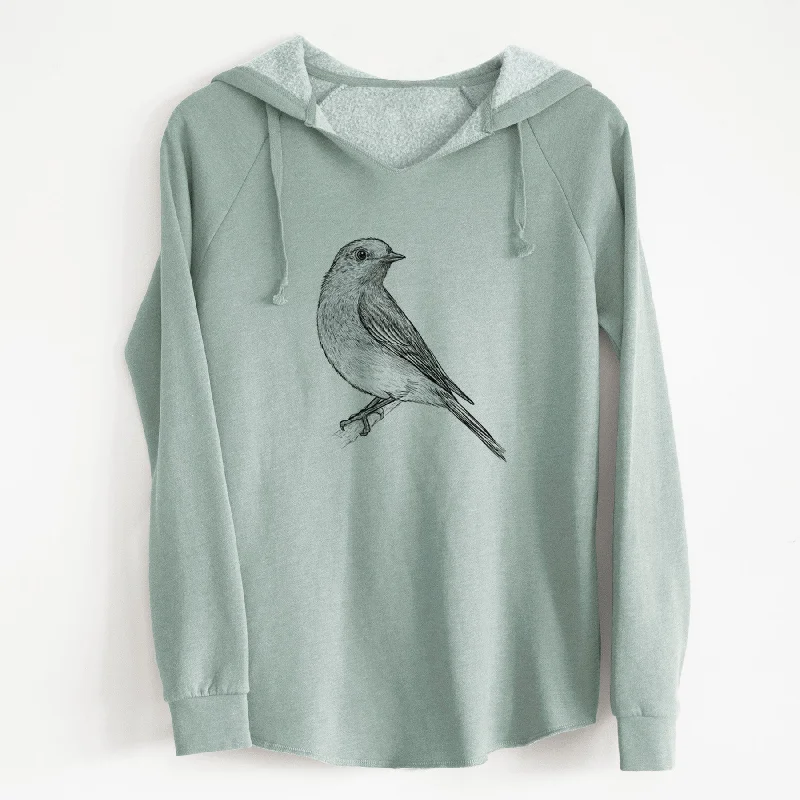 Eastern Bluebird - Sialia sialis - Cali Wave Hooded Sweatshirt Stylish Hoodies Collection