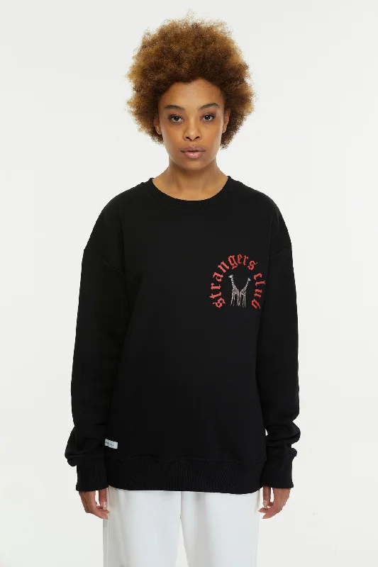 Strangers Club / Sweatshirt Zip-up Hoodie for Women