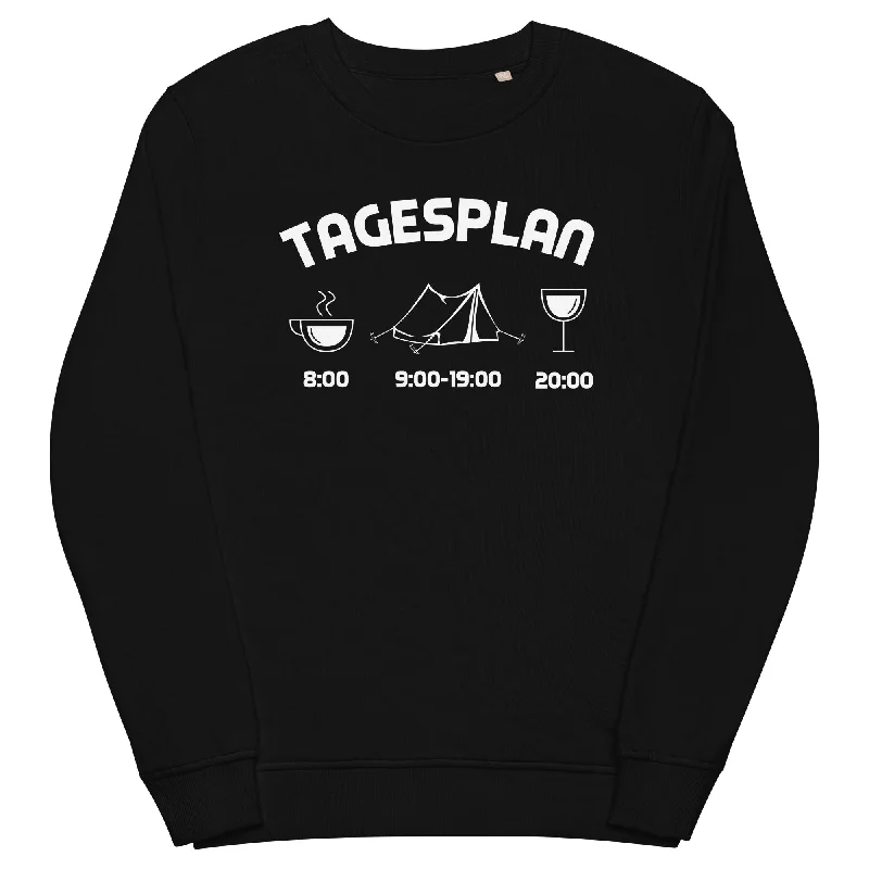 Tagesplan 1 - Unisex Premium Organic Sweatshirt Casual Hoodie Sweatshirt Look