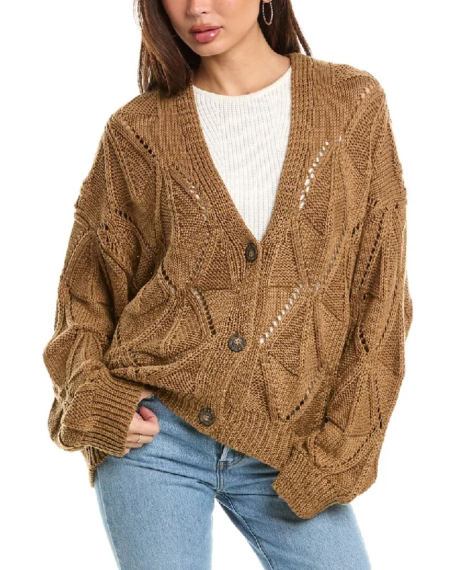 Maronie Pointelle Cardigan UV protection sweaters