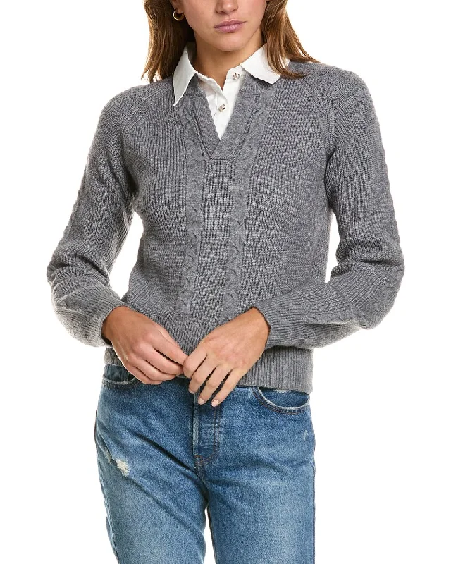 Nanette Nanette Lepore Collared Sweater Best sweaters for cozy nights