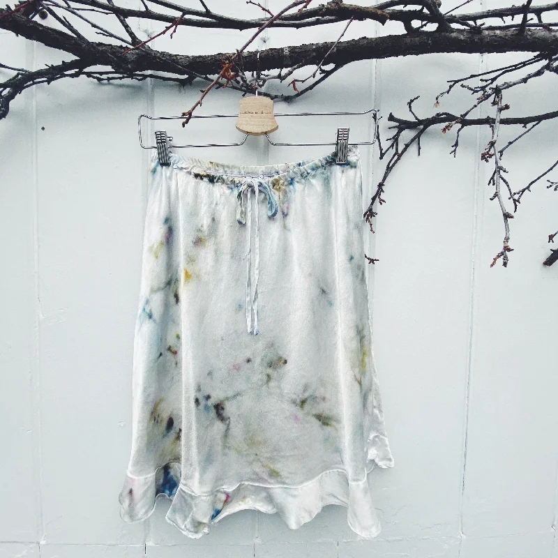 VH-1248 Tie Dyed Satin Josephine Skirt Elegant evening unclassified skirts