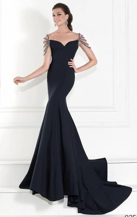 Tarik Ediz 92593 Sweetheart Neck Beaded Illusion Evening Gown Luxury party dresses