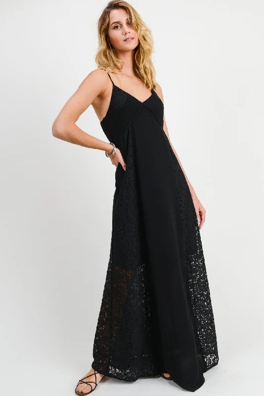 Long Spaghetti Strap Lace Maxi Dress Affordable maxi dresses