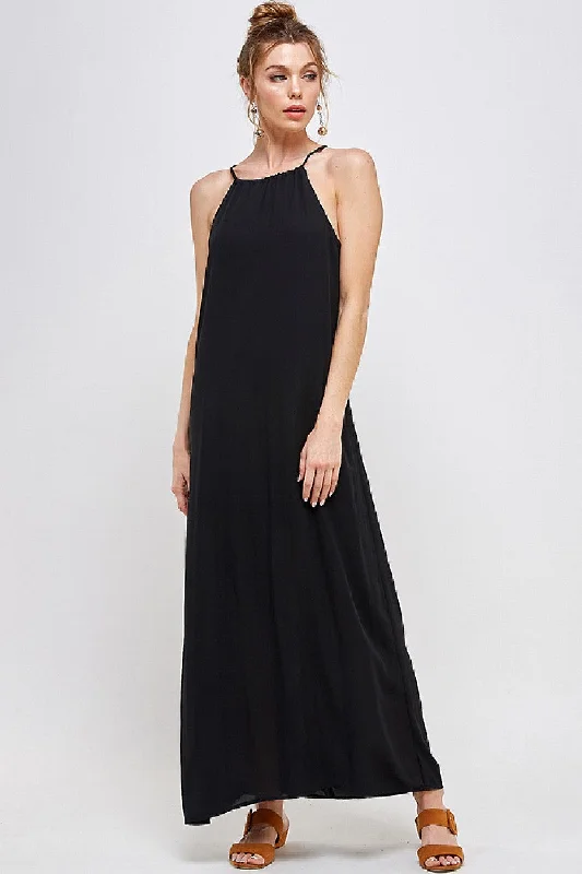 Long Halter Neck Dress Fashion-forward maxi dresses