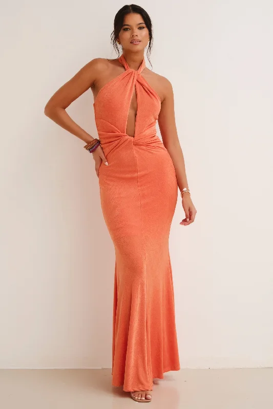 Malibu Maxi Dress Orange Boho maxi dresses