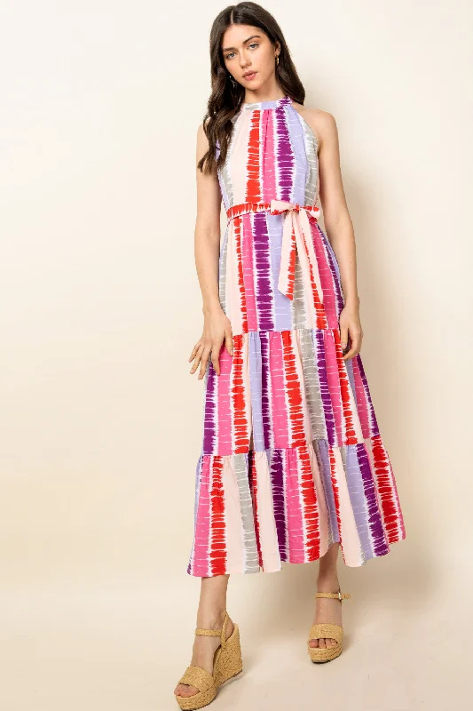 Tie Dye Tiered Maxi Dress Urban Outfitters maxi dresses