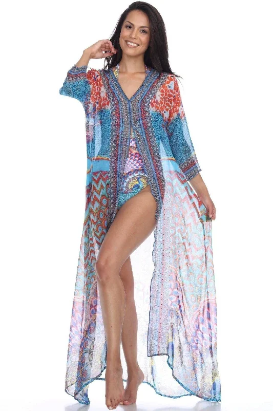 Women's Flowy Kimono Cardigan Open Front Maxi Dress Cover Up Anniversary maxi dresses