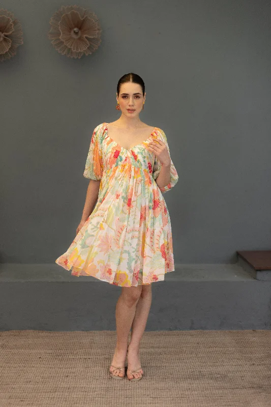 Mia Floral V neck dress Floral dresses under $100