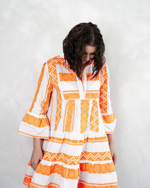 Annie | Neon Orange Bright color unclassified dresses