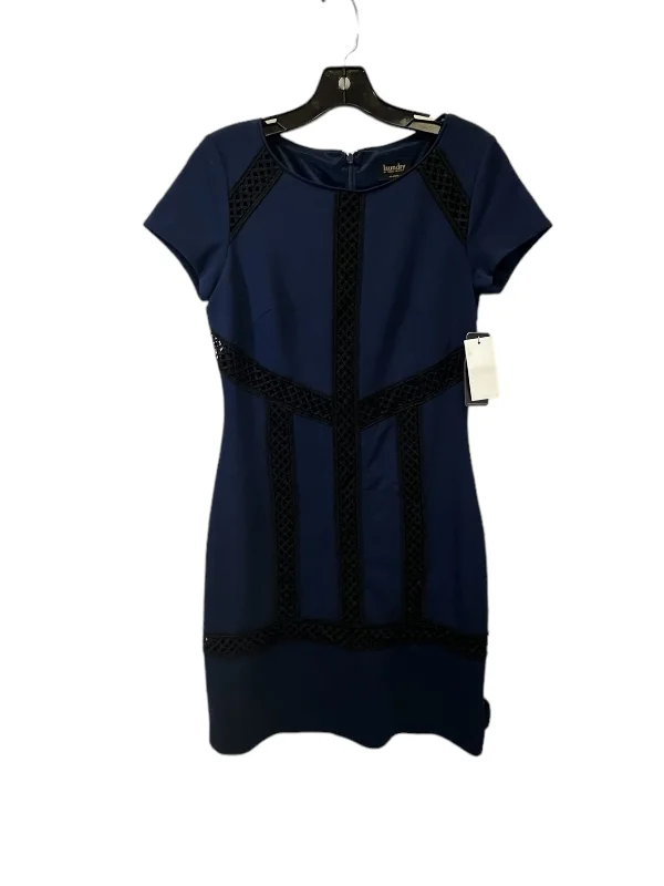 Black & Blue Dress Designer Laundry, Size Xs Velvet unclassified dresses