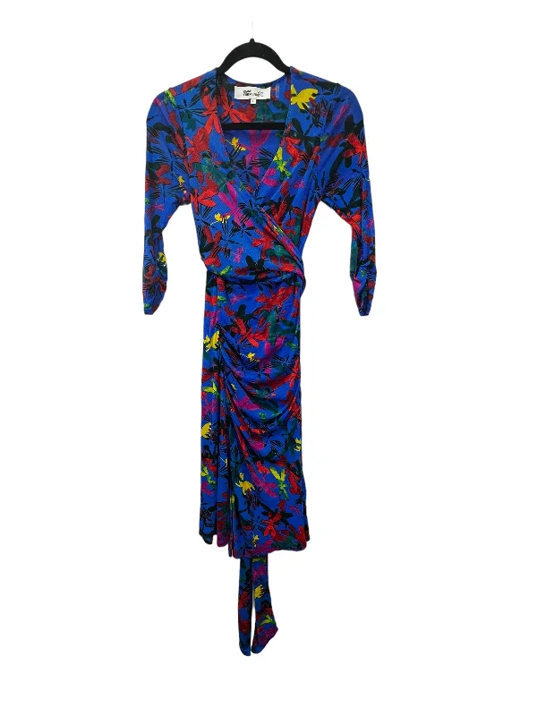 Blue Dress Designer Diane Von Furstenberg, Size S Trendy unclassified dresses