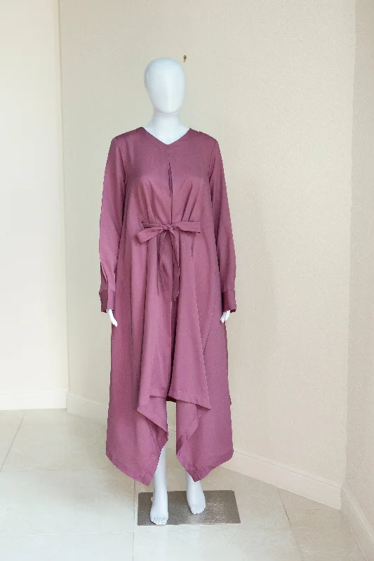 Botan - Purple Mauve Crepe Dark color unclassified dresses