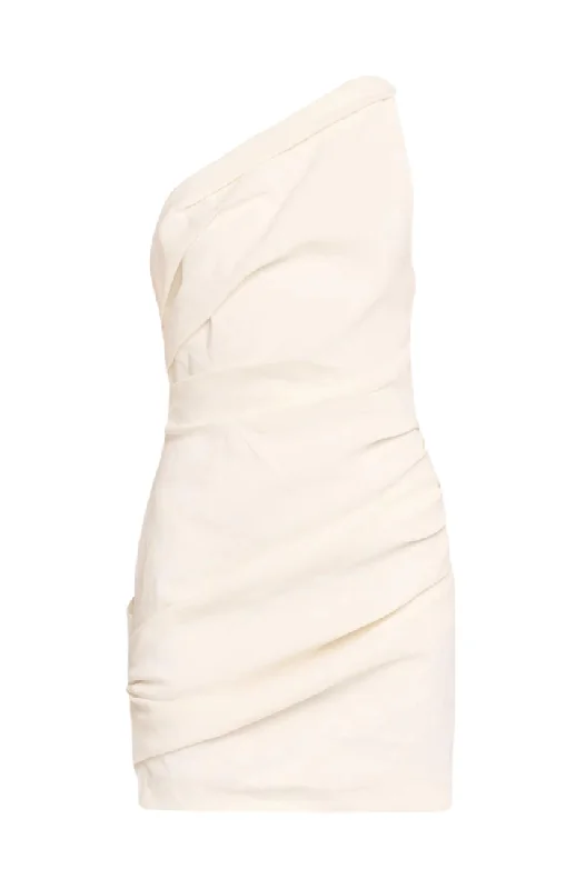 Carina Dress - White Off-shoulder unclassified dresses