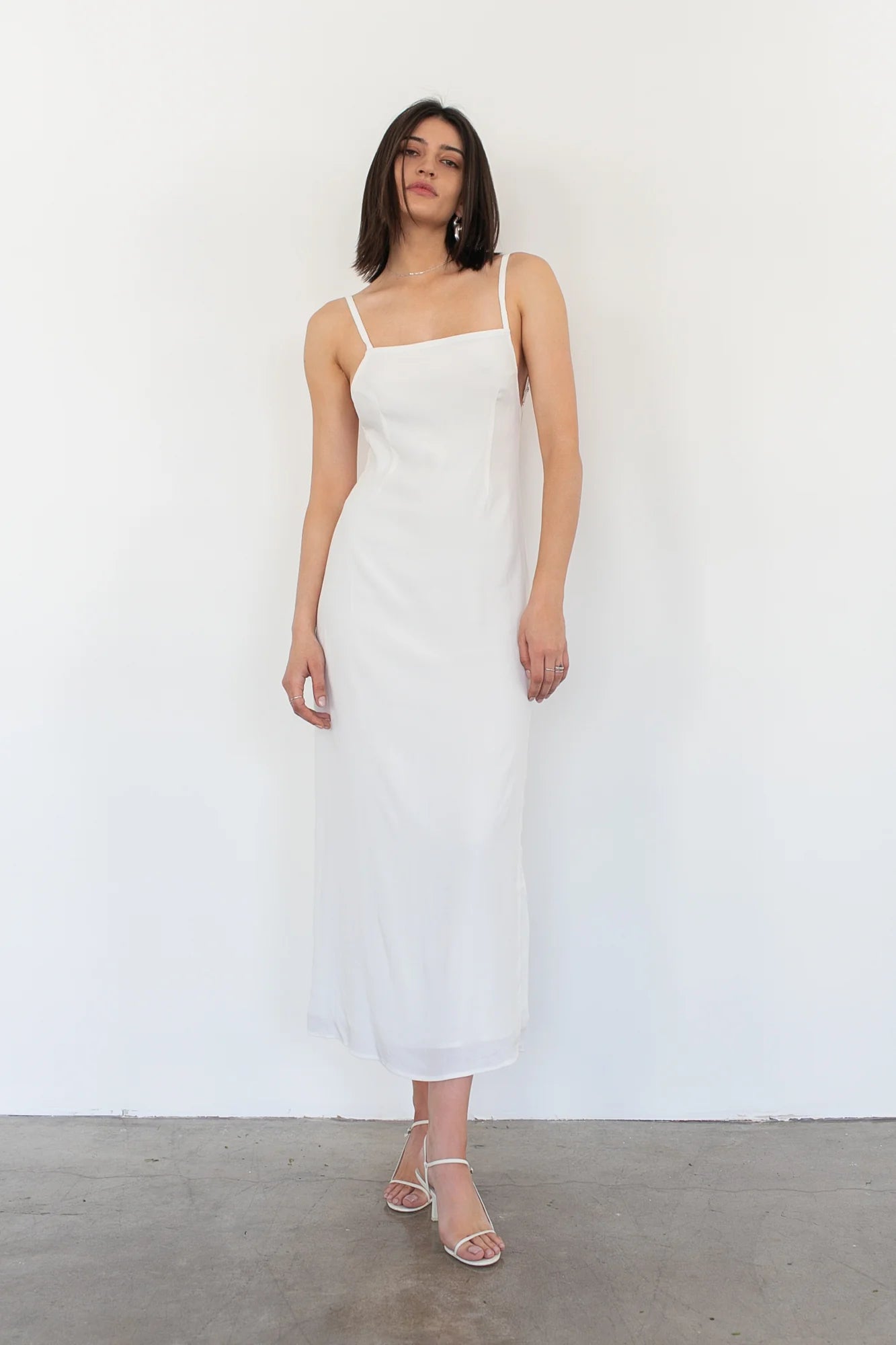 Demi Dress - White Soft fabric unclassified dresses