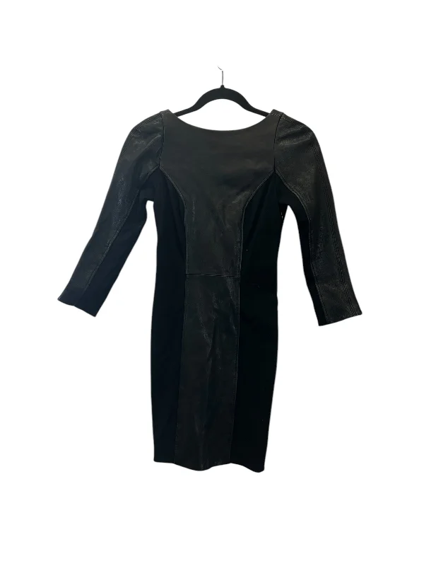 Dress Designer By Diane Von Furstenberg In Black, Size: 0 Chiffon unclassified dresses