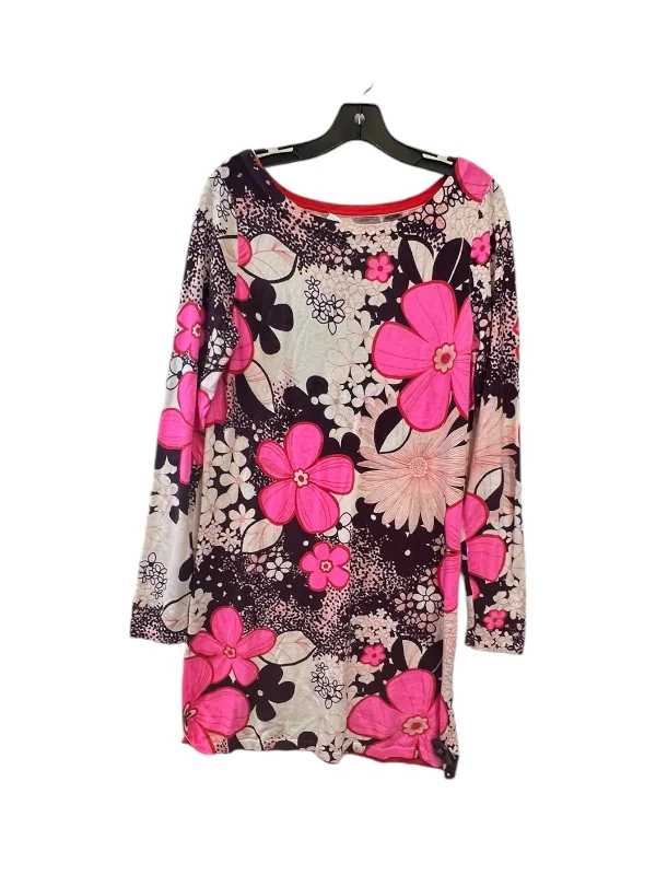 Dress Designer By Diane Von Furstenberg In Pink & Purple, Size: M Travel unclassified dresses