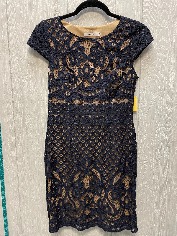 Dress Work By Bailey 44 In Navy, Size:S Ruffled unclassified dresses