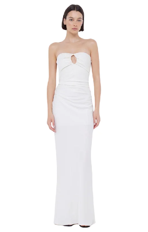 Emilia Strapless Dress - Ivory Petite unclassified dresses