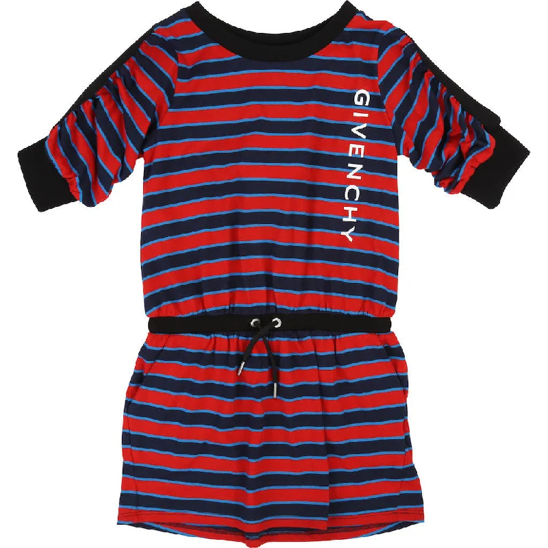 Red Navy Stripe Dress Holiday unclassified dresses