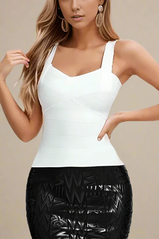 Jay Bandage Top - Pearl White Women's unclassified dresses