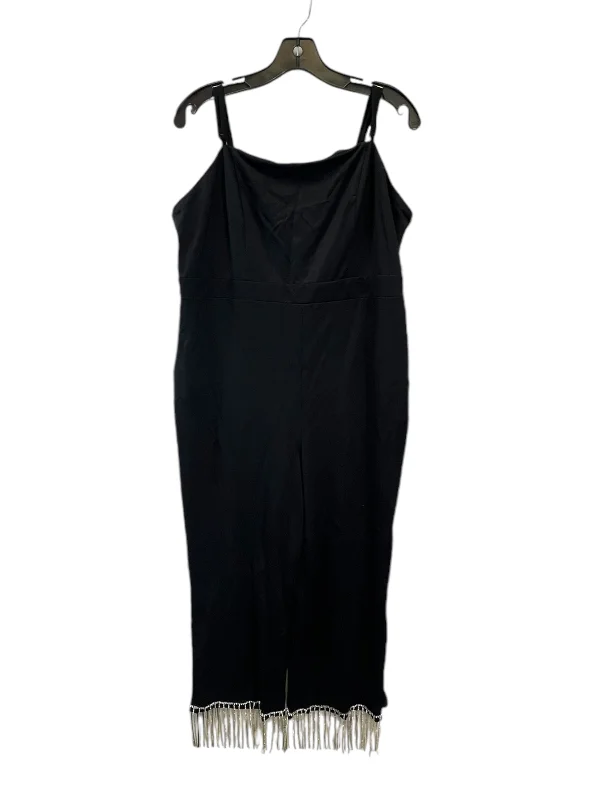 Jumpsuit By Forever 21 In Black, Size: 1x Club unclassified dresses