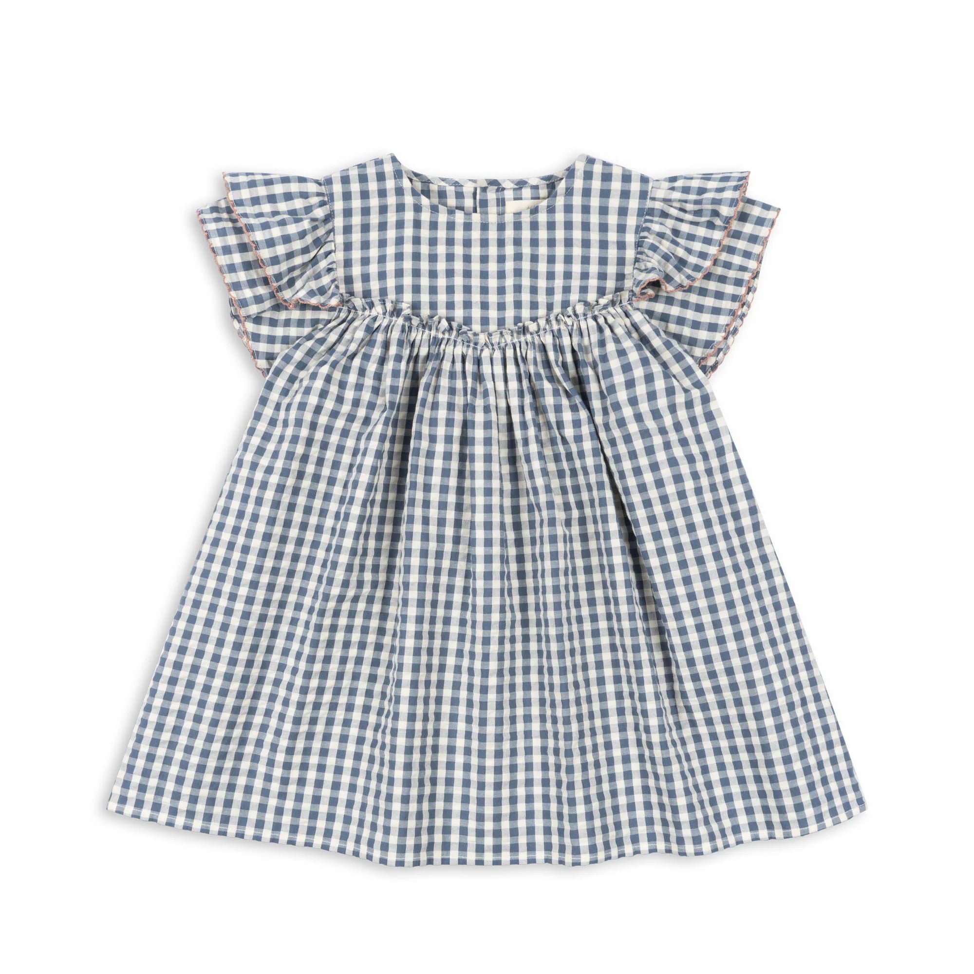 Kim Dress ''Captains Blue Check'' Soft fabric unclassified dresses