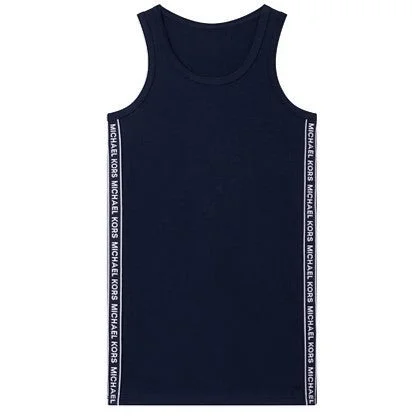 Navy Logo Dress Open-back unclassified dresses