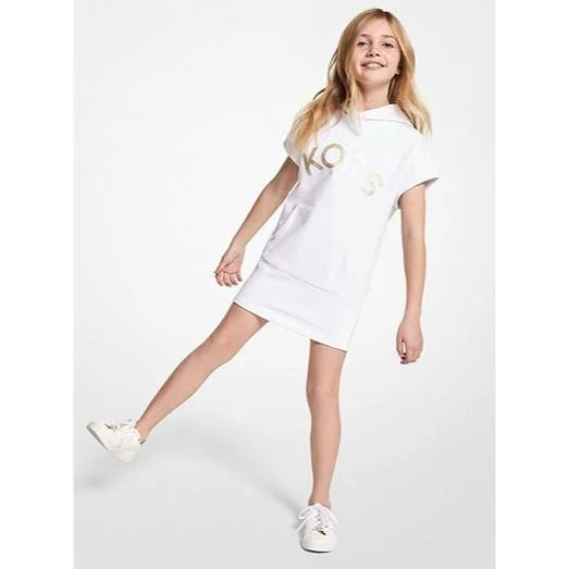 White Logo Dress Boho unclassified dresses