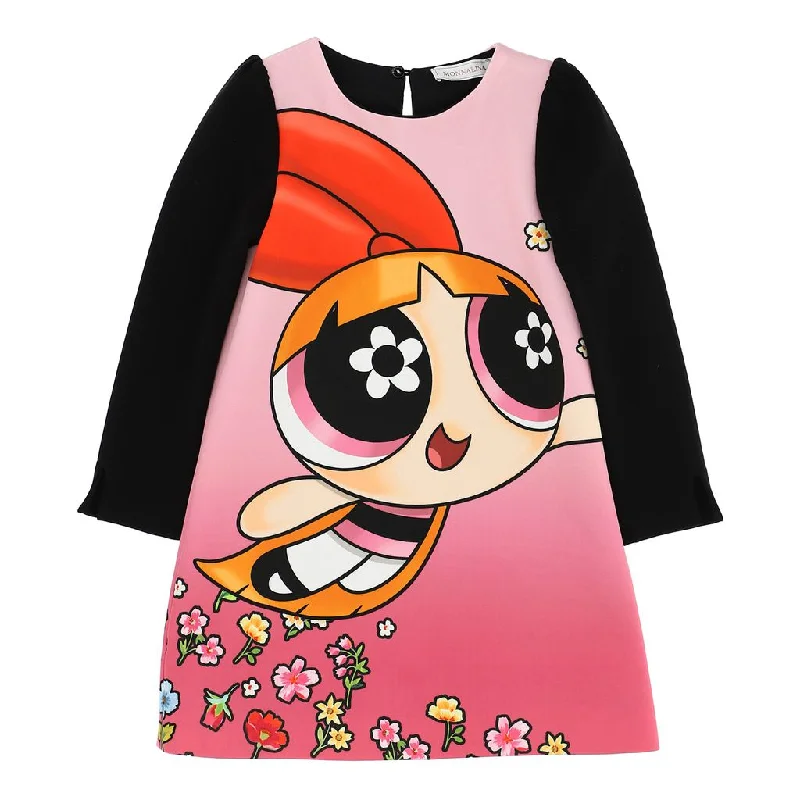 Powerpuff Girl Pink & Black Dress Elegant unclassified dresses