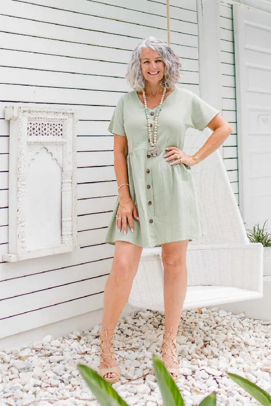 Sweetness Summer Dress in Soft Green Affordable unclassified dresses