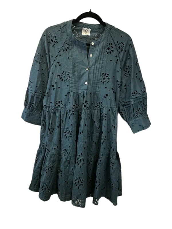 Teal Dress Designer Anthropologie, Size S Embroidered unclassified dresses