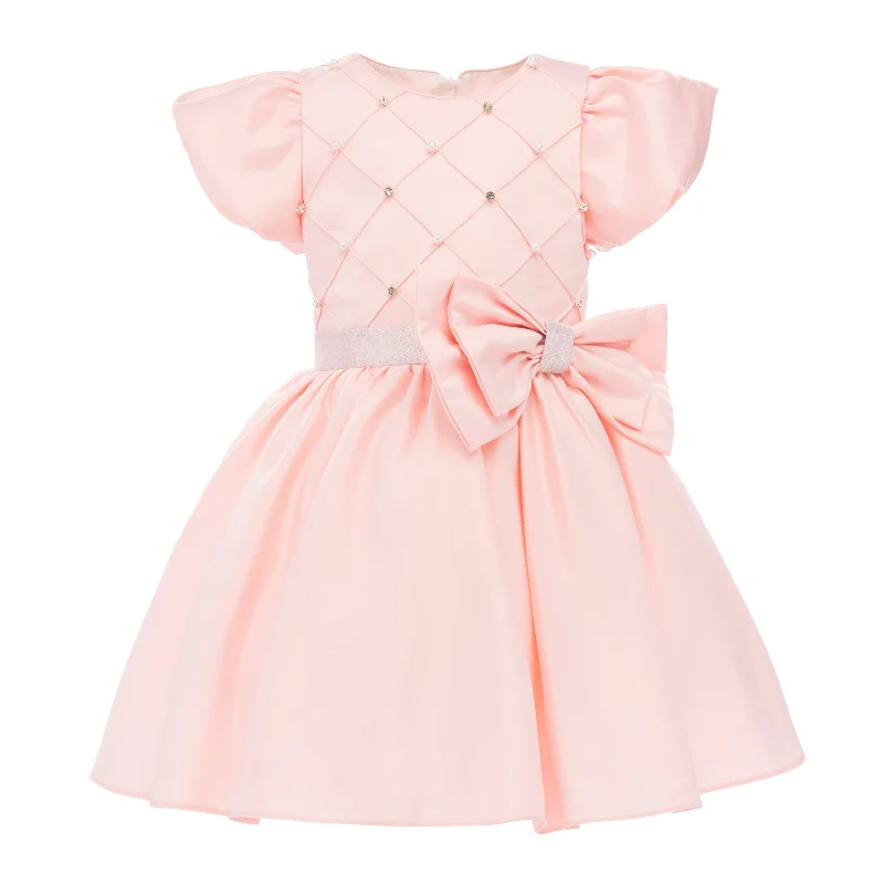 Pink Sevilla Teacup Bow Dress Flowy unclassified dresses