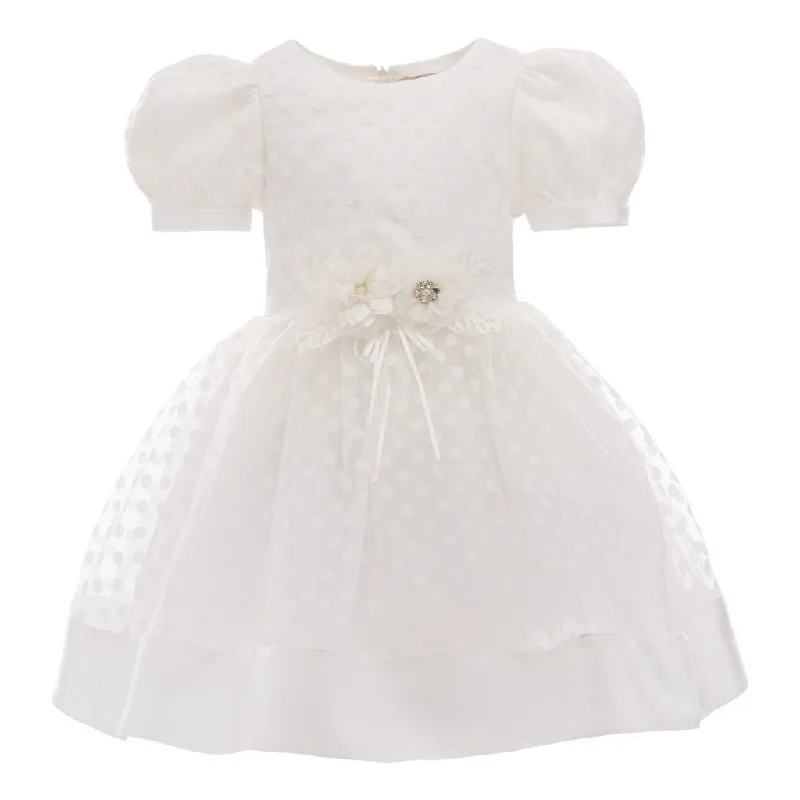 White Polka Dot Princess Dress Vintage unclassified dresses