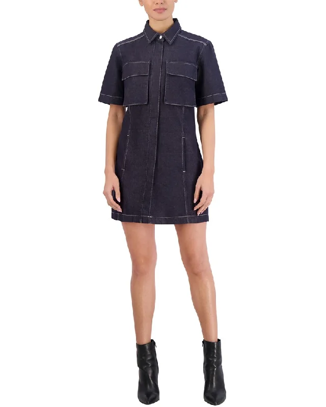 BCBG NY Denim Mini Dress Summer Mini Skirt