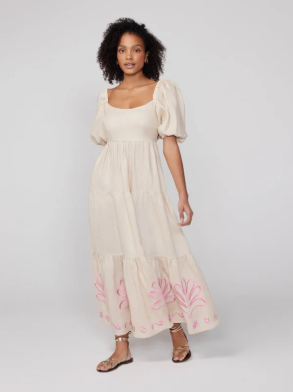 Gianna Embroidered Maxi Dress Chic Maxi Dress