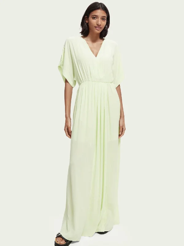 Scotch & Soda Kimono Sleeved Maxi Dress Tulle Maxi Skirt