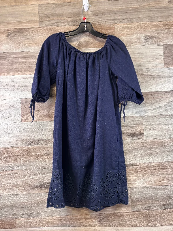 Navy Dress Casual Midi J. Crew, Size S Winter Midi Outfit