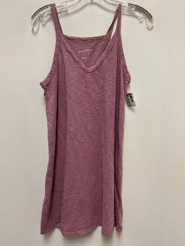 Purple Dress Casual Midi Universal Thread, Size S Elegant Satin Skirt